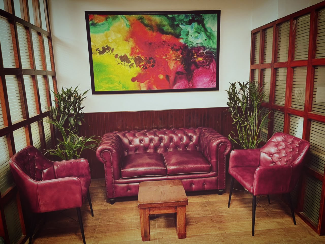 Client waiting area at DEMETERALI LEGAL
